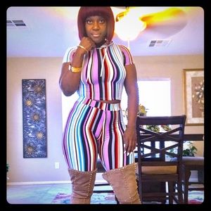 Two pieces biker short